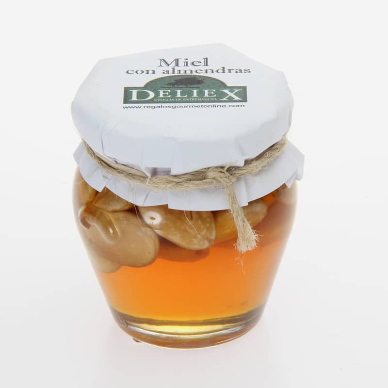 Deliex1600 miel almendras tarro