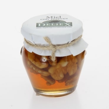 Deliex1601 miel nueces tarro