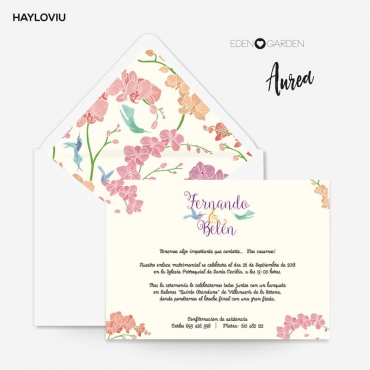 Invitacion HAYLOVIU aurea