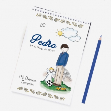 Libreta personalizada comunión
