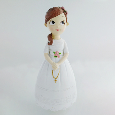 Niña comunión rosario