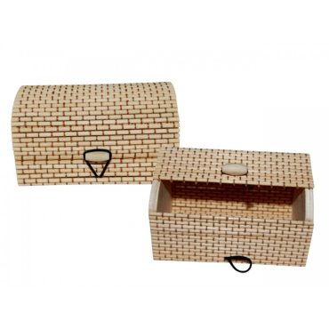 Caja mimbre