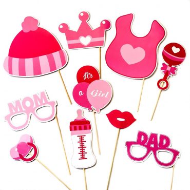 set postizos infantil rosa